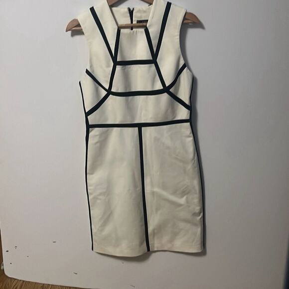 Robert Rodriguez Geometric Piping Sheath‎ Dress Size 4 - Picture 3 of 8
